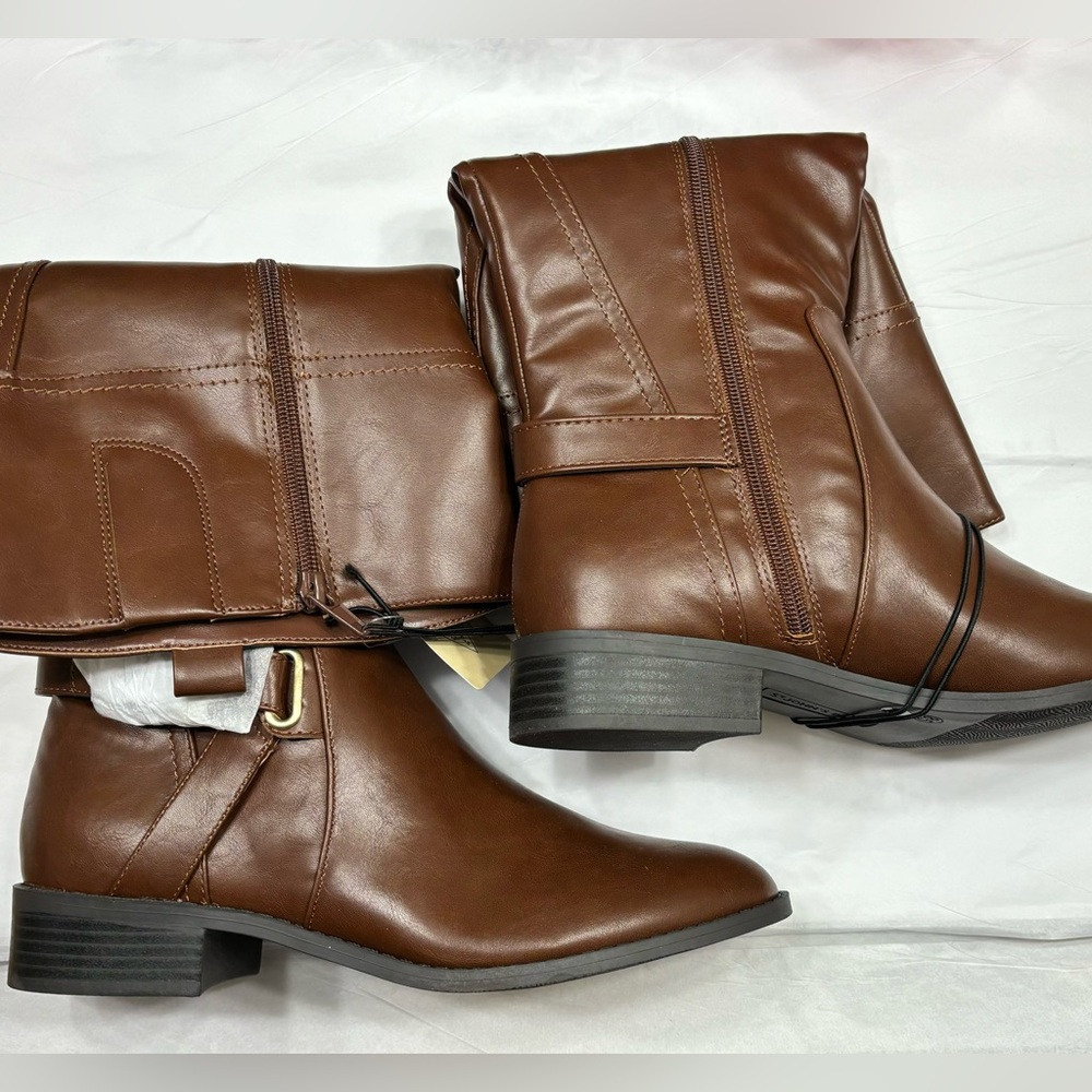 Tall brown boots